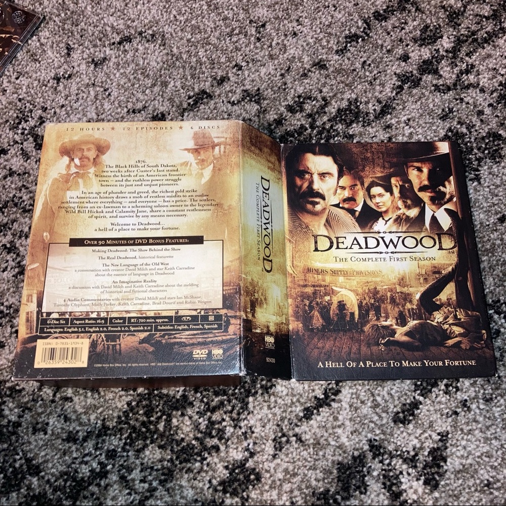 Deadwood complete season one 6 disc